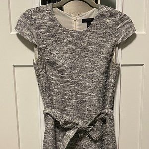 J Crew Tweed Belted Dress